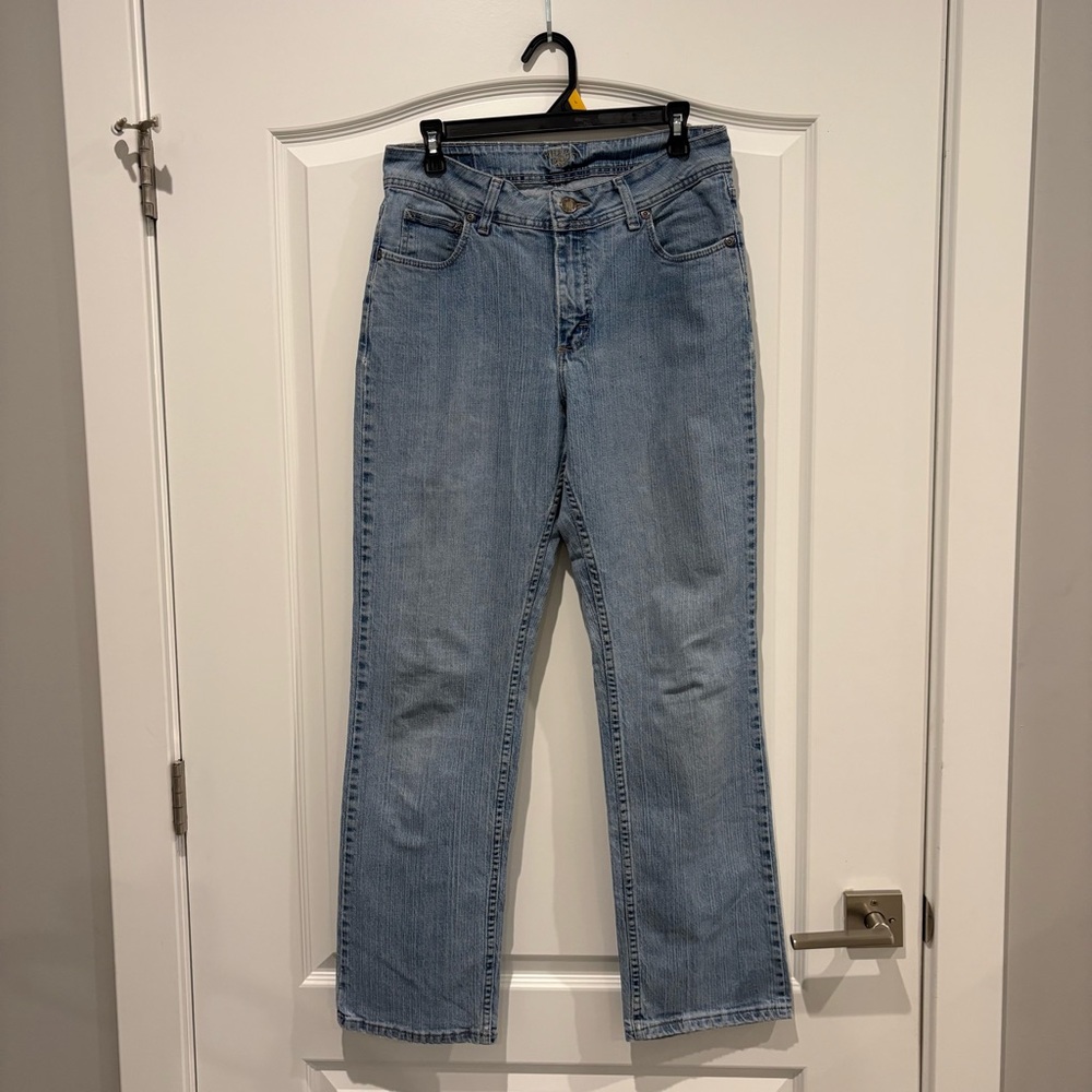 Lee Light Blue Straight Leg Women's Jeans